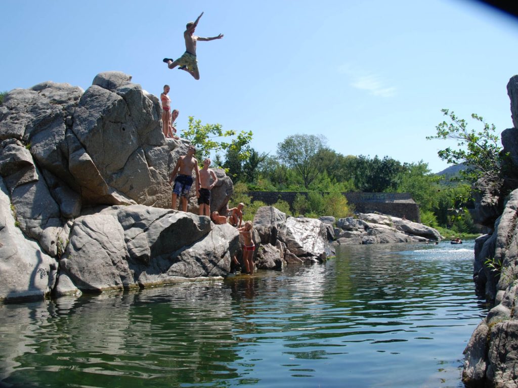 Camping rivière dans le Gard